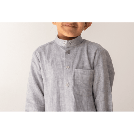 Junior Linen Grey